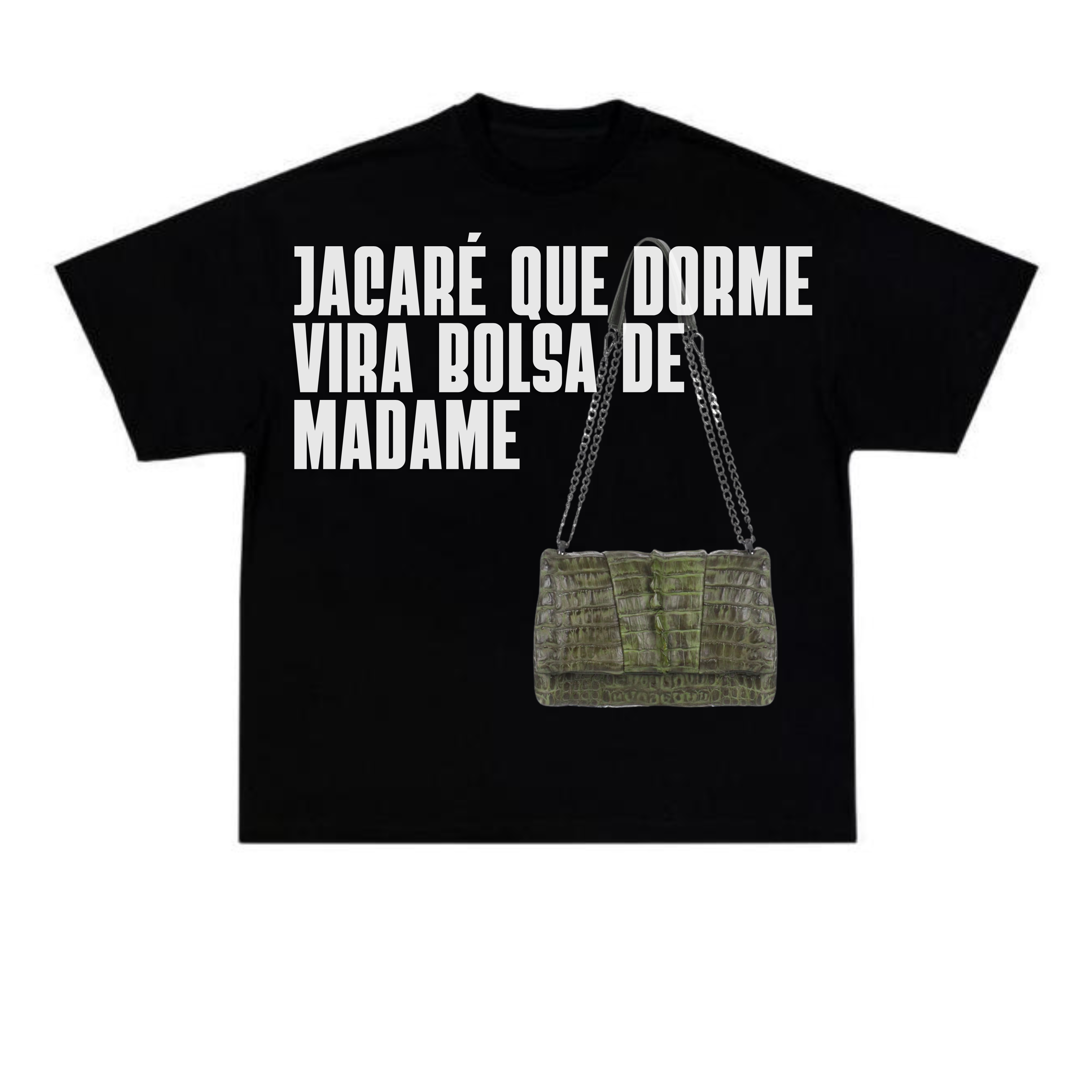 Jacaré Que Dorme Vira Bolsa De Madame!
